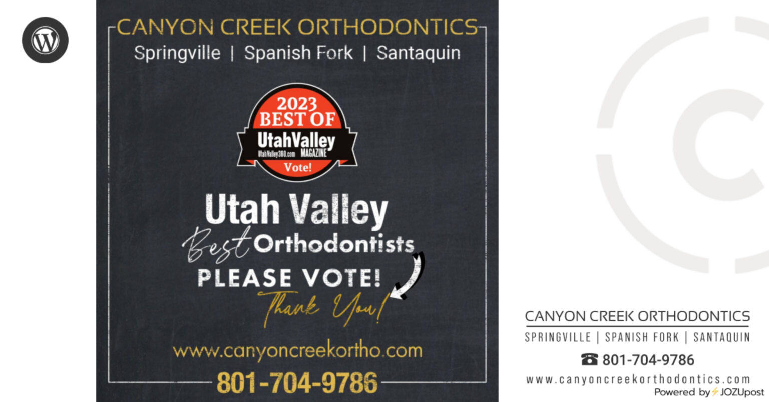 Utah Valley’s Best OrthodontistCanyon Creek Orthodontics! Canyon
